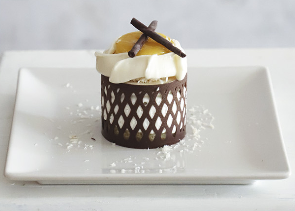 Entremes de Mango Coco y Chocolate Dekora