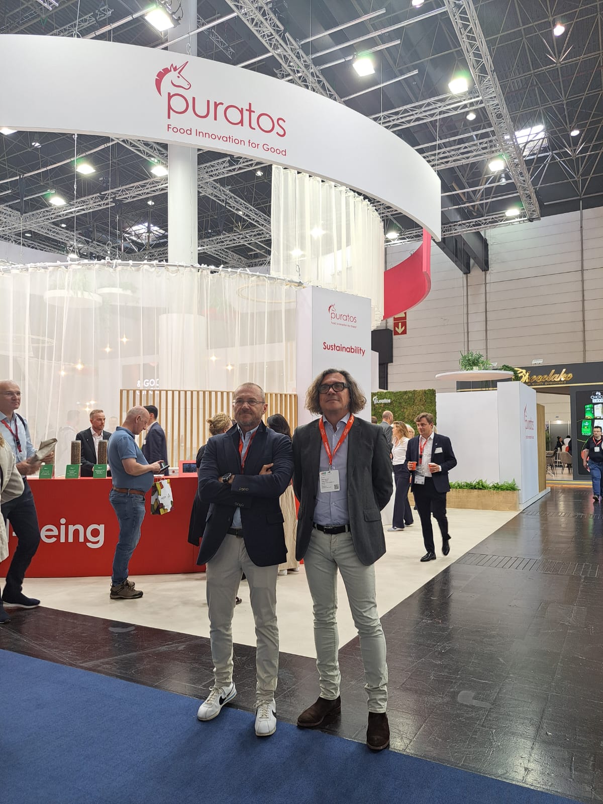 Lopez Aragón en la feria IBA de Dusseldorf.