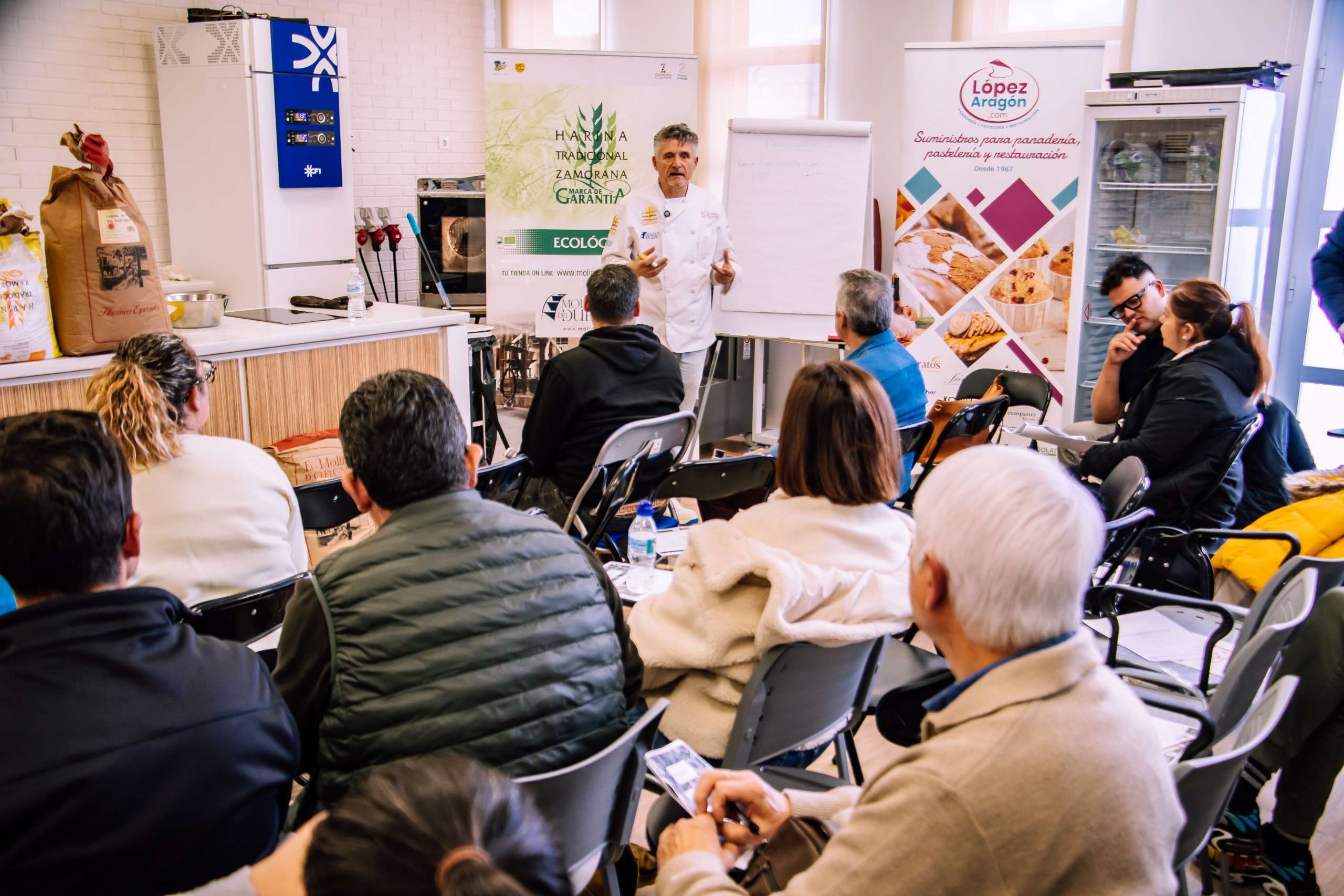 Aula de formación profesionales de la panadería. López Aragón.